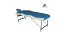 Массажный стол Dfc Nirvana, Elegant Deluxe, 186cm*W70cm*5cm, алюм. ножки, цвет голуб./беж.  (turquose/beige)