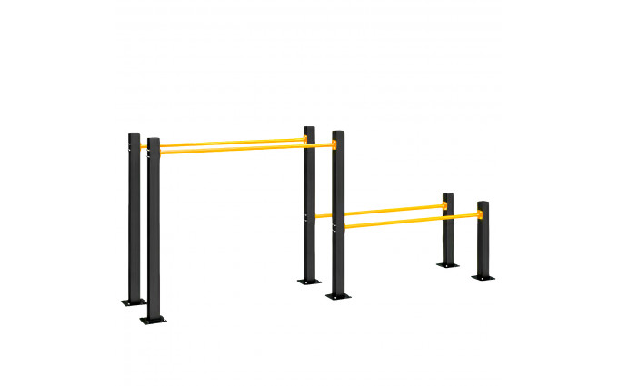 Брусья Воркаут Kampfer Two-level Bars Workout 3-7 (Черно-желтый) Брусья Воркаут Kampfer Two-level Bars Workout 3-7 (Черно-желтый)